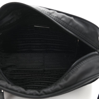 Prada Nylon Vela Messenger Bag Black 4 of 10