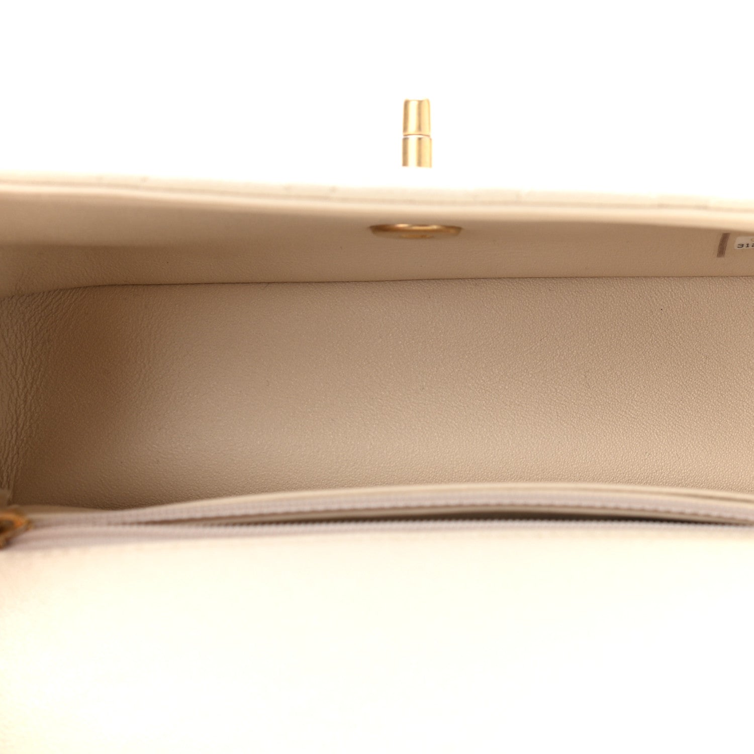 Chanel Caviar Quilted Mini Top Handle Rectangular Flap Beige 5 of 11