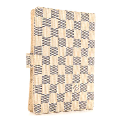 Louis Vuitton Damier Azur Medium Ring Agenda Cover 3 of 11