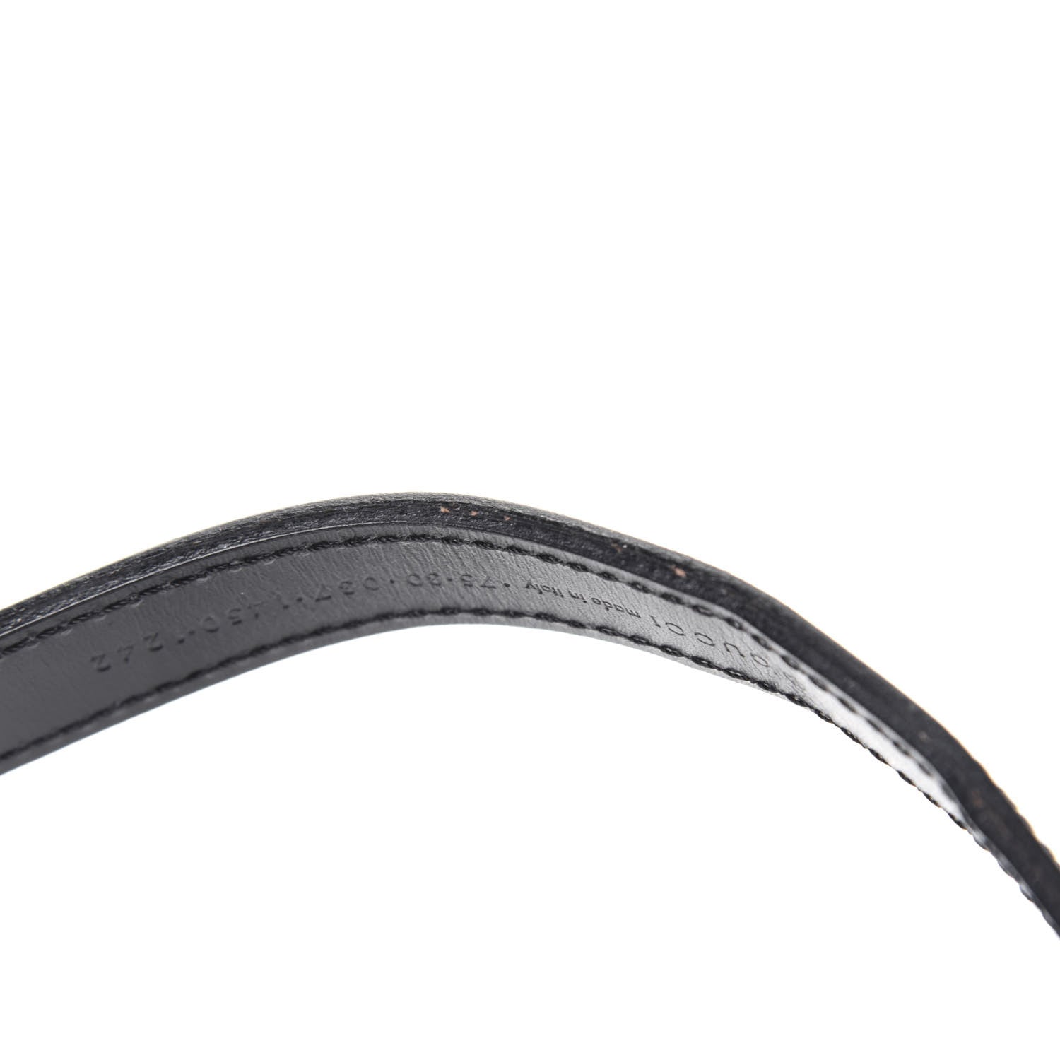 Gucci Calfskin Interlocking G Belt 75 30 Black 7 of 10