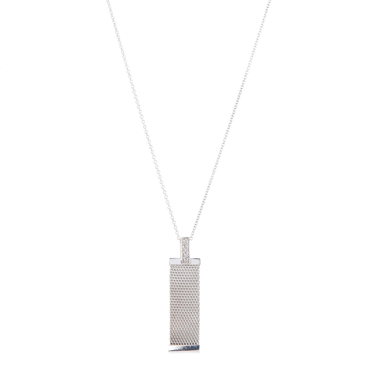 Sterling Silver Diamond Somerset Pendant Necklace