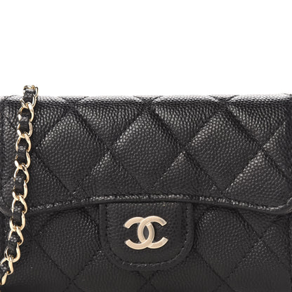 Chanel Caviar Quilted Flap Classic Belt Bag Black 11 of 12