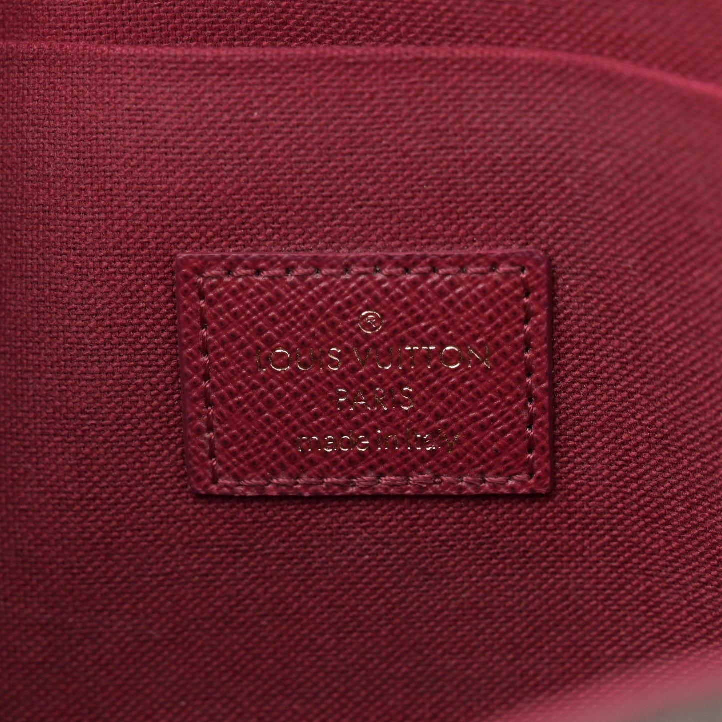 Monogram Pochette Felicie Chain Wallet Fuchsia