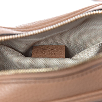 Gucci Pebbled Calfskin Small Soho Disco Bag Camelia 7 of 10