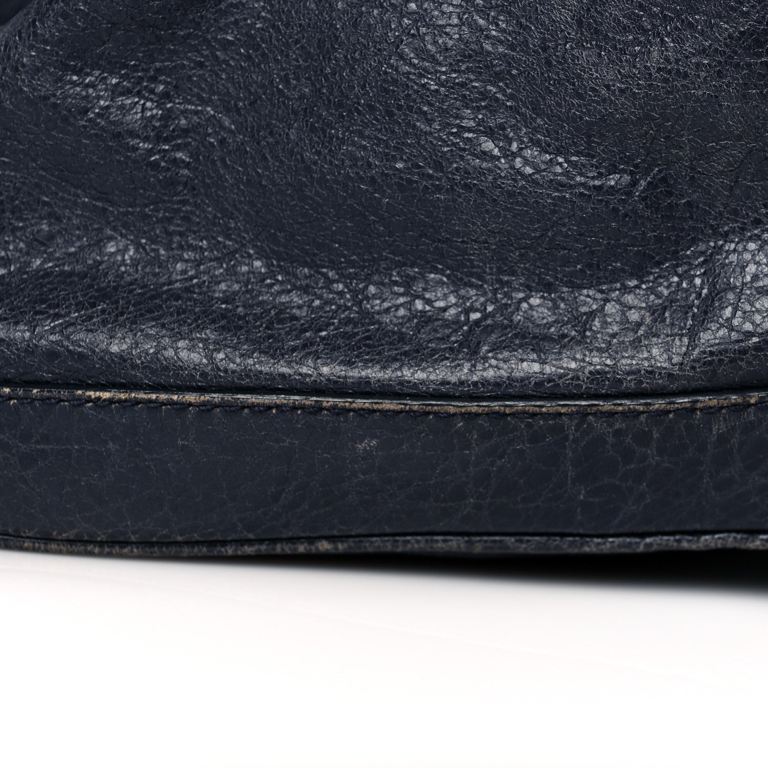 Balenciaga Agneau Classic Hardware Small Squash Duffel Bag Bleu Nuit 15 of 17