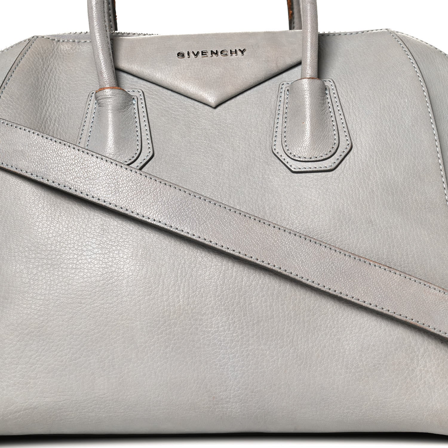 Givenchy Sugar Goatskin Medium Antigona Pearl Grey 9 of 21
