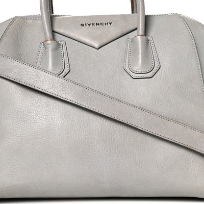 Givenchy Sugar Goatskin Medium Antigona Pearl Grey 9 of 21