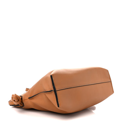 Loewe Calfskin Mini Flamenco Knot Clutch Warm Desert 4 of 10