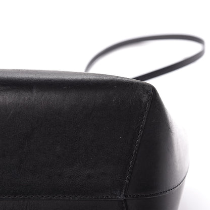 Mansur Gavriel Vegetable Tanned Calfskin Bucket Bag Black Royal 13 of 17