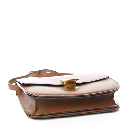 Celine Box Calfskin Medium Classic Box Flap Bag Camel 4 of 17