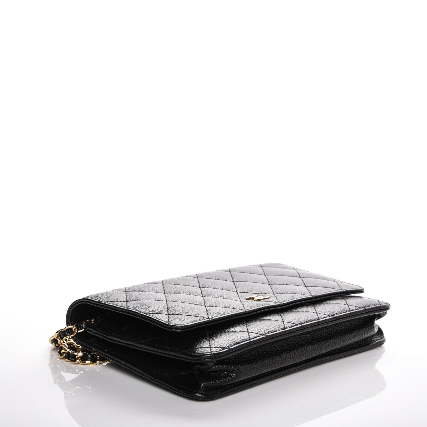 Chanel Caviar Quilted Wallet On Chain WOC Black 5 of 8