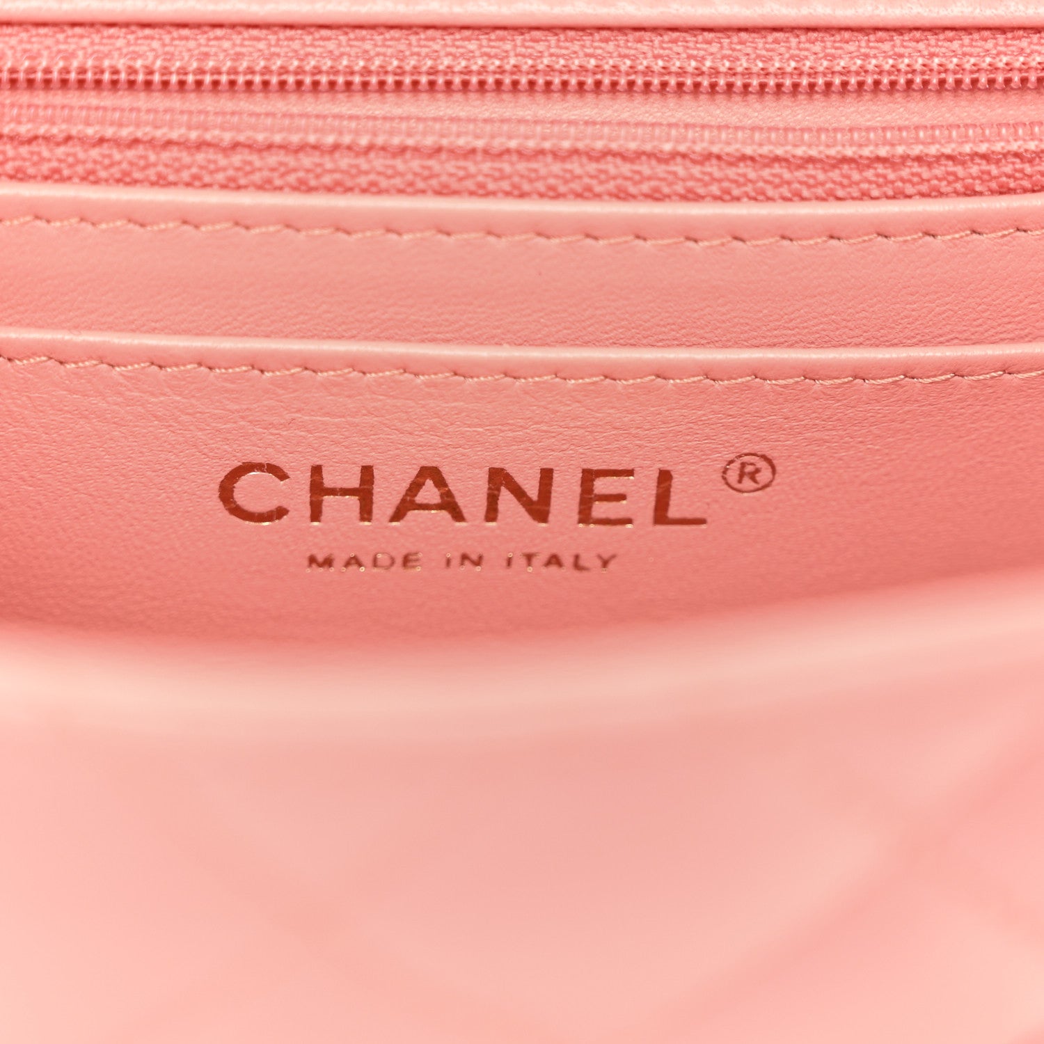 Chanel Lambskin Quilted Mini Square Flap Pink 6 of 10