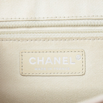 Chanel Caviar Large Half Moon Flap Dark Beige 6 of 13