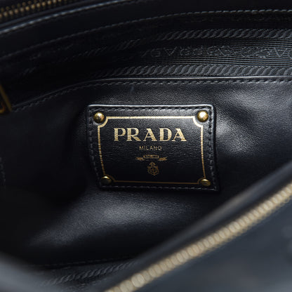 Prada City Calf Front Pocket Tote Black 6 of 18