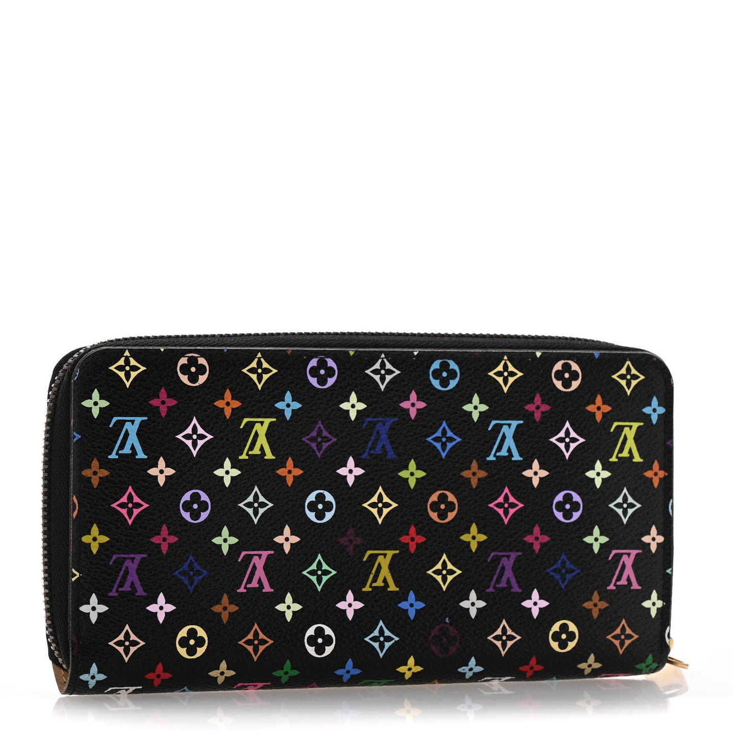 Monogram Multicolor Zippy Wallet Black