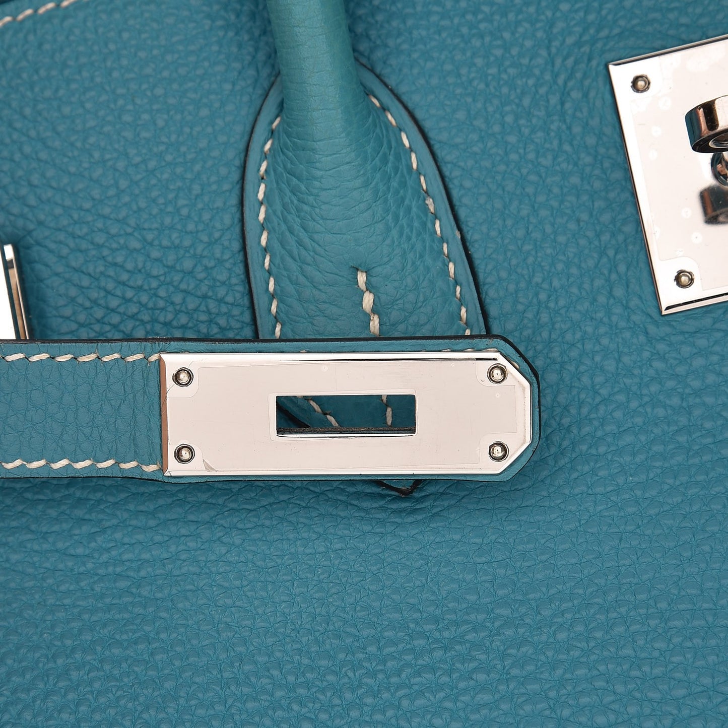 Togo Birkin 35 Blue Jean