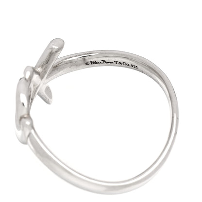 Tiffany Sterling Silver Paloma Picasso XO Ring 48 4.5 4 of 5