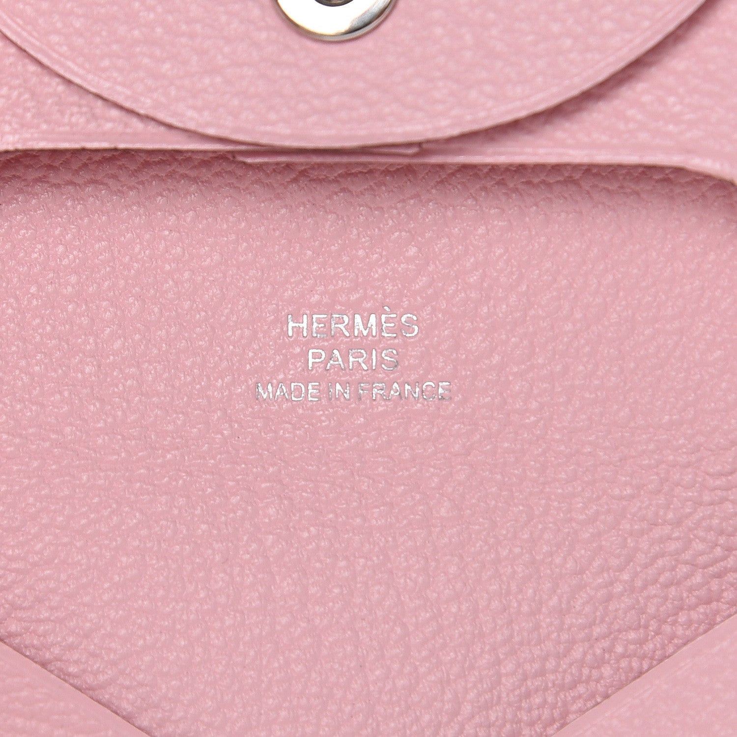 Hermes Chevre Mysore Bastia Coin Purse Rose Sakura 6 of 8