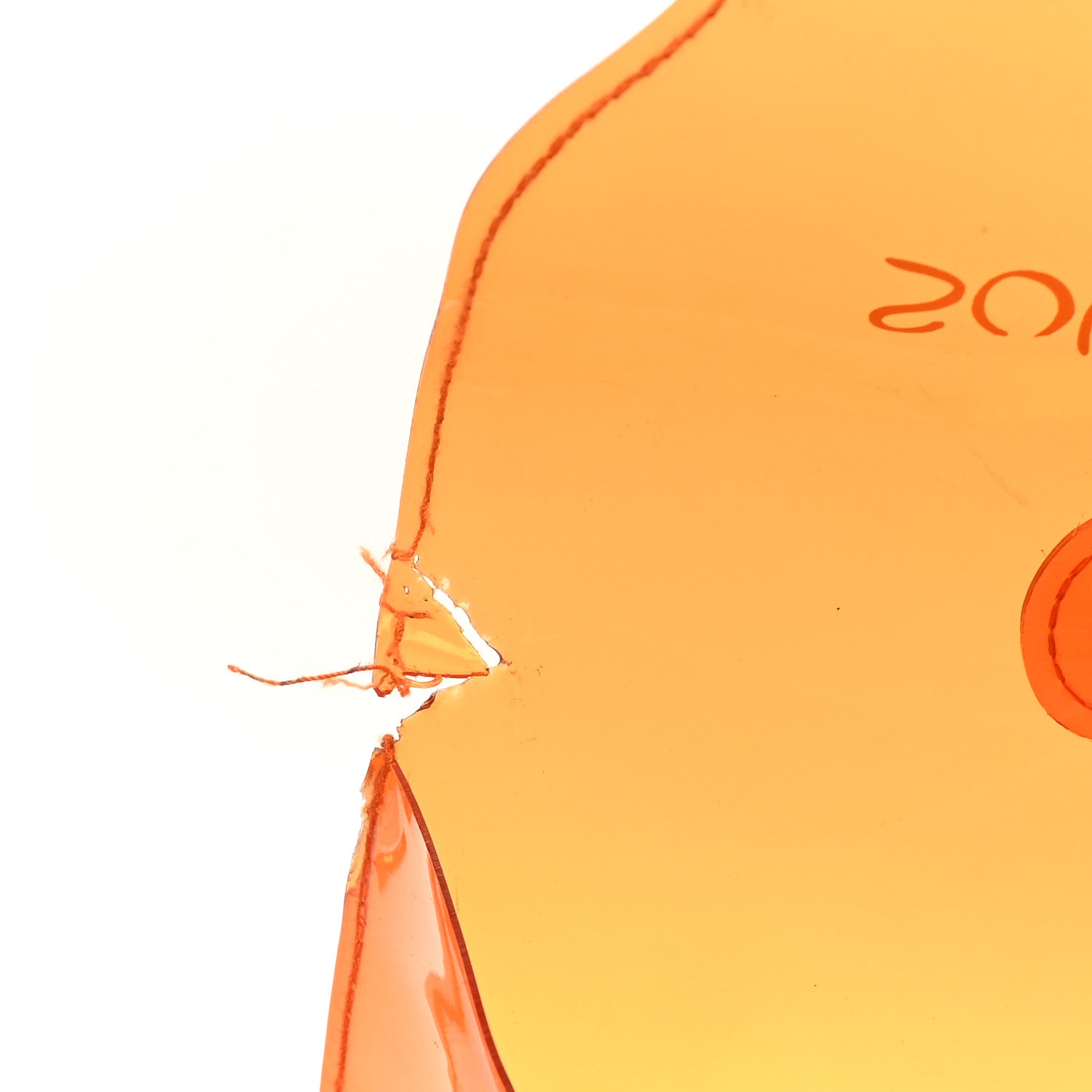 Hermes Vinyl Souvenir De L'Exposition Kelly Orange 9 of 9
