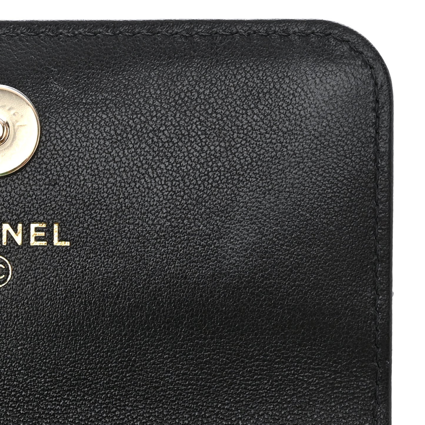 Shiny Lambskin Ribbon Quilted Flap Belt Bag Black