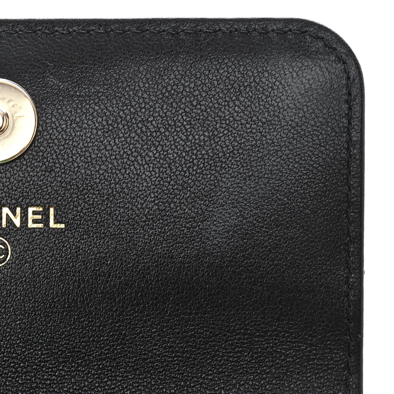 Chanel Shiny Lambskin Ribbon Quilted Flap Belt Bag Black 12 of 12