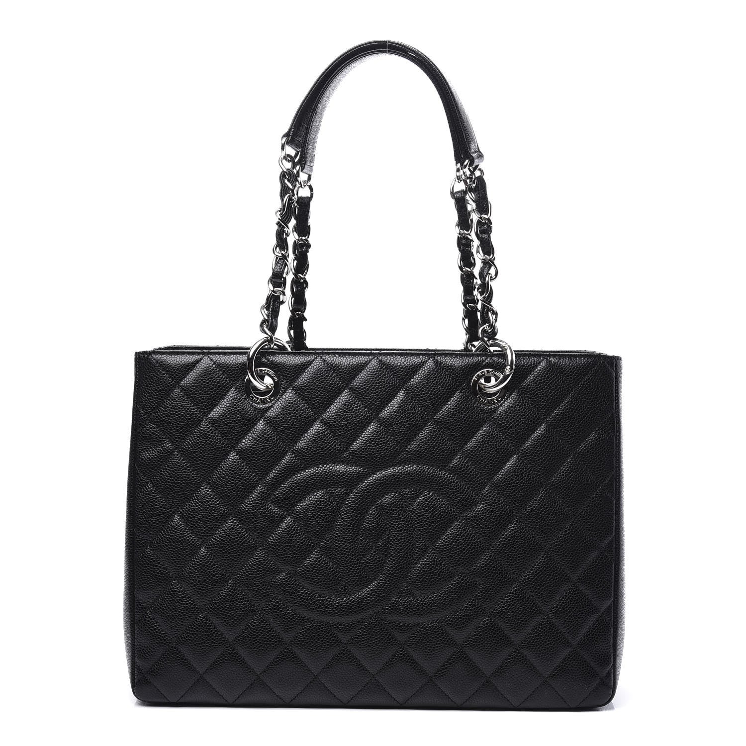 Chanel Caviar Quilted Grand Shopping Tote GST Black 1 of 11