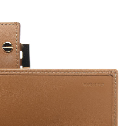 Fendi Zucchino Vitello Floral Forever Continental Wallet Pesca Giallo Saddler 7 of 10