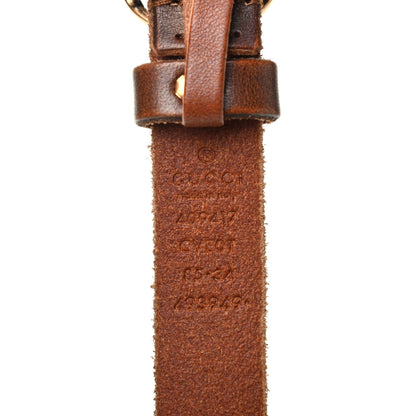 Gucci Faded Calfskin Double G 20mm Belt 85 34 Cuir 3 of 3
