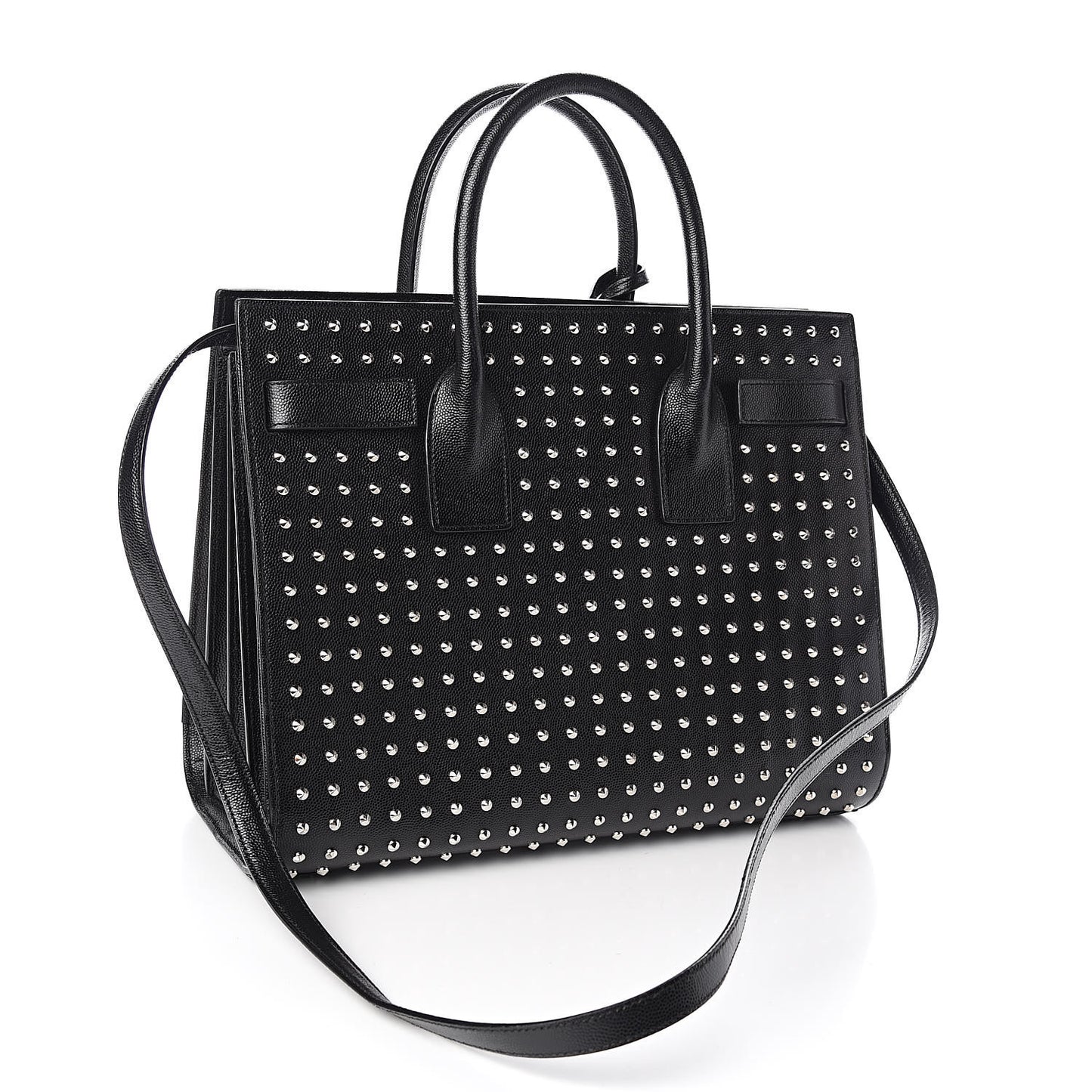Grain De Poudre Studded Small Sac De Jour Black