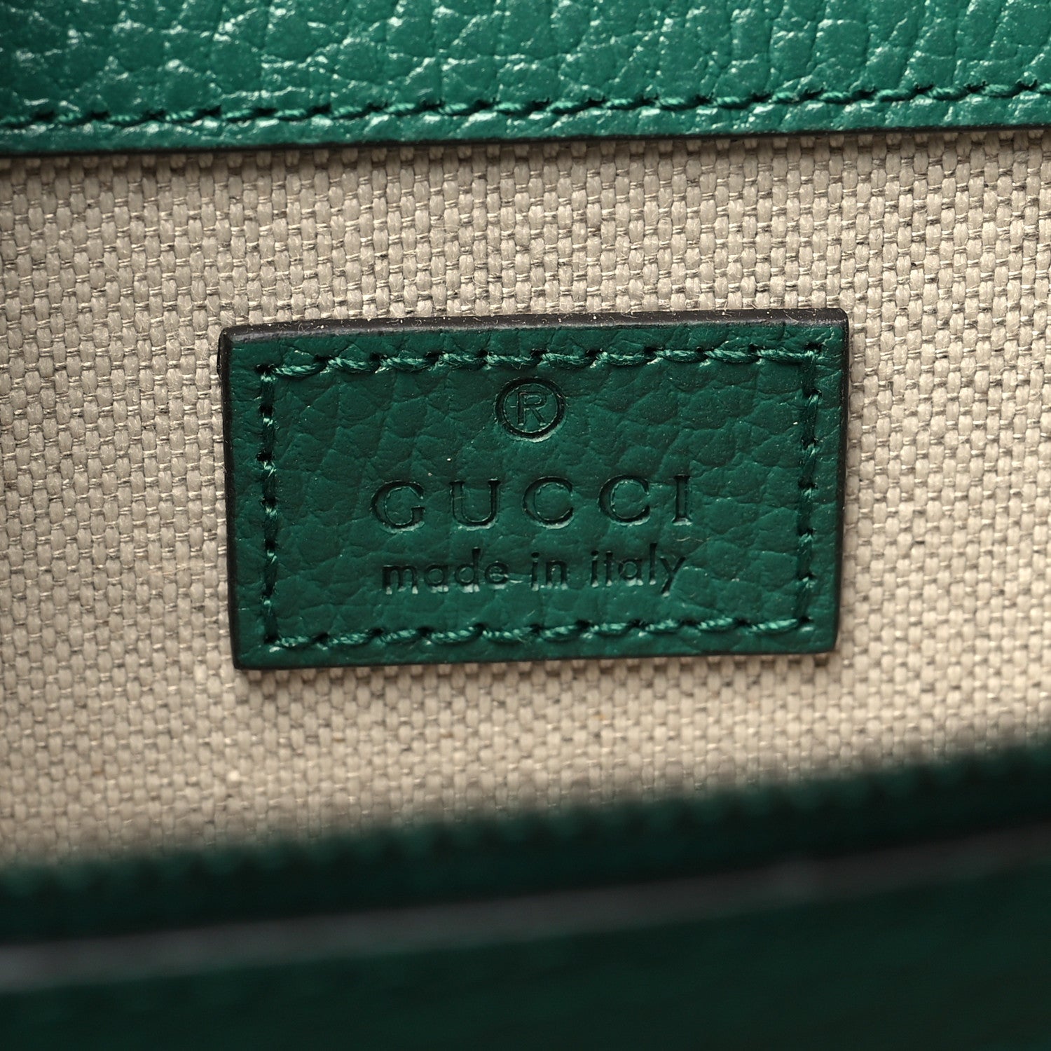 Gucci Pebbled Calfskin Small Dionysus Shoulder Bag Emerald 7 of 11