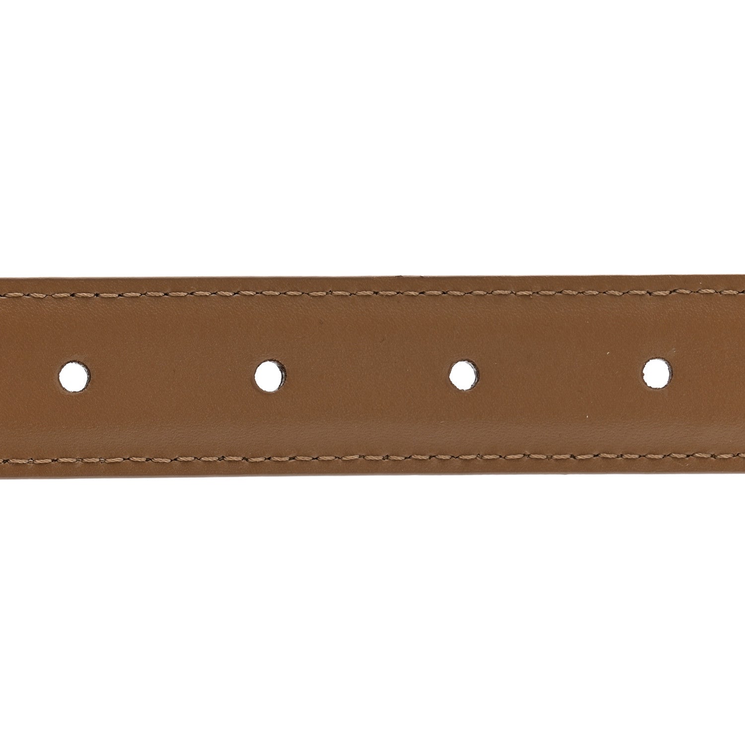 Celine Box Calfskin Medium 25mm Triomphe Belt 95 Tan 6 of 6