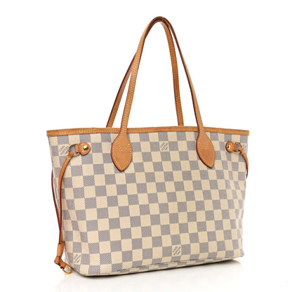 Louis Vuitton Damier Azur Neverfull PM 3 of 13
