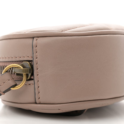 Gucci Calfskin Matelasse GG Marmont Belt Bag 85 34 Porcelain Rose 9 of 10