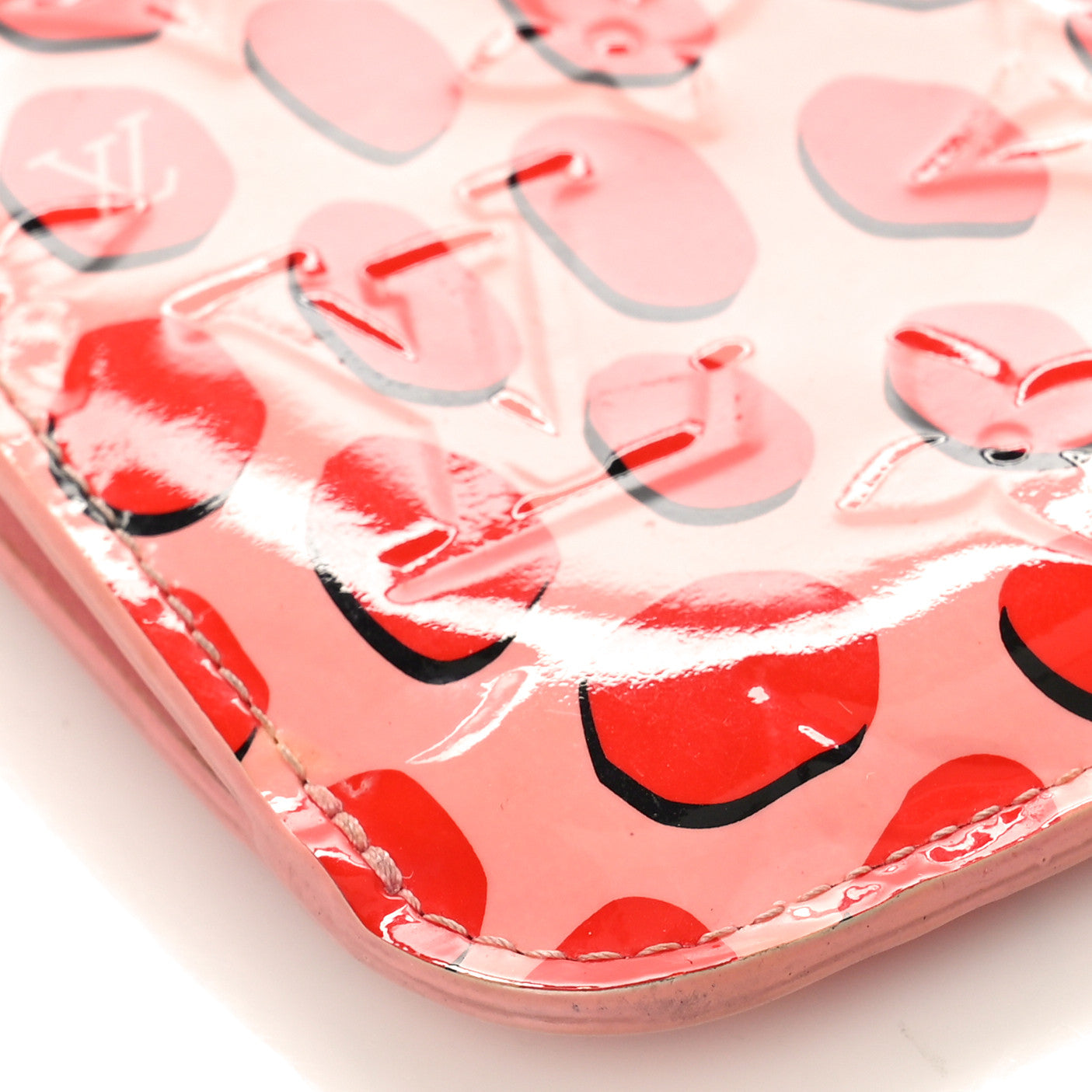 Vernis Jungle Dots Key Pouch Sugar Pink Poppy