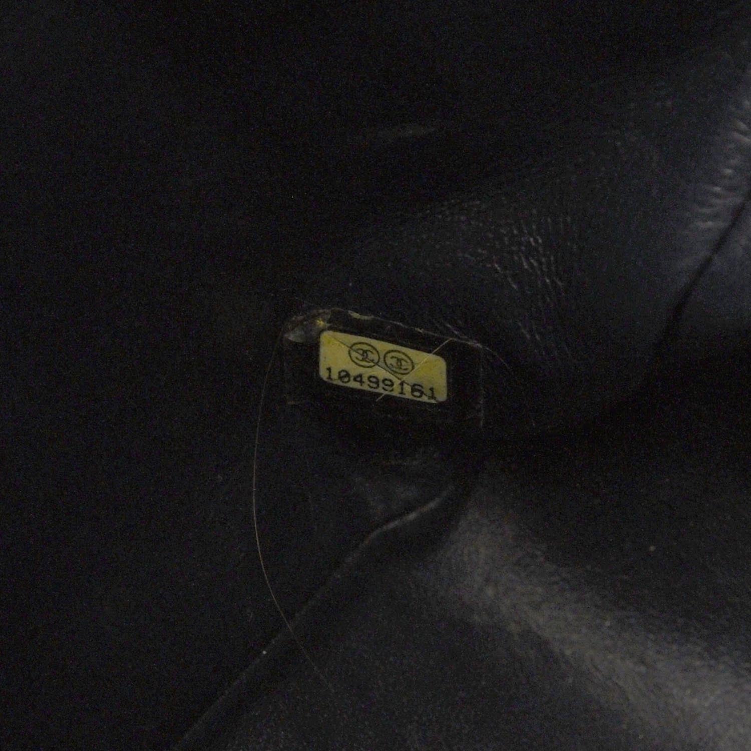 Chanel Caviar Jumbo Single Flap Navy Blue 8 of 9