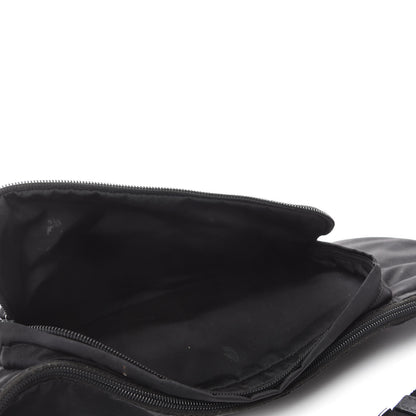 Prada X UNIVERSAL STUDIOS Tessuto Nylon Montagna Frankenstein Print Multi Zip Belt Bag Black Menta 5 of 14