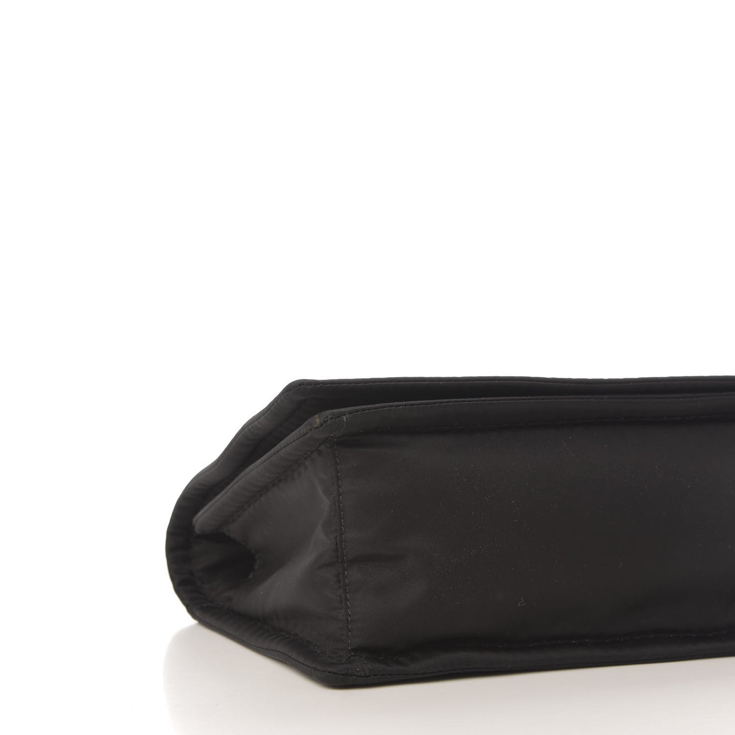 Nylon Tessuto Chain Shoulder Bag Ebano