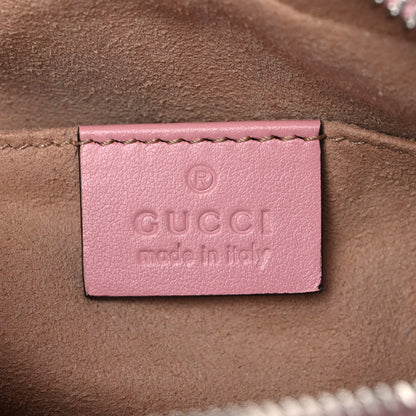 Gucci Calfskin Matelasse Mini GG Marmont Chain Shoulder Bag Wild Rose 5 of 10