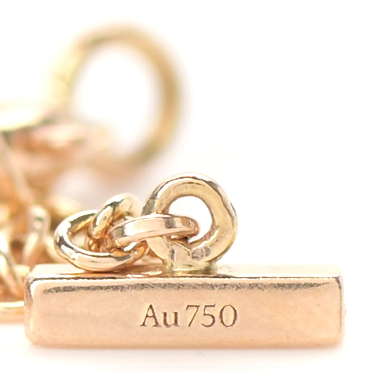Tiffany 18K Rose Gold Diamond Mini T Smile Bracelet 4 of 6