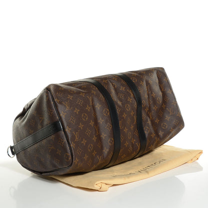 Louis Vuitton Monogram Macassar Keepall Bandouliere 45 4 of 7