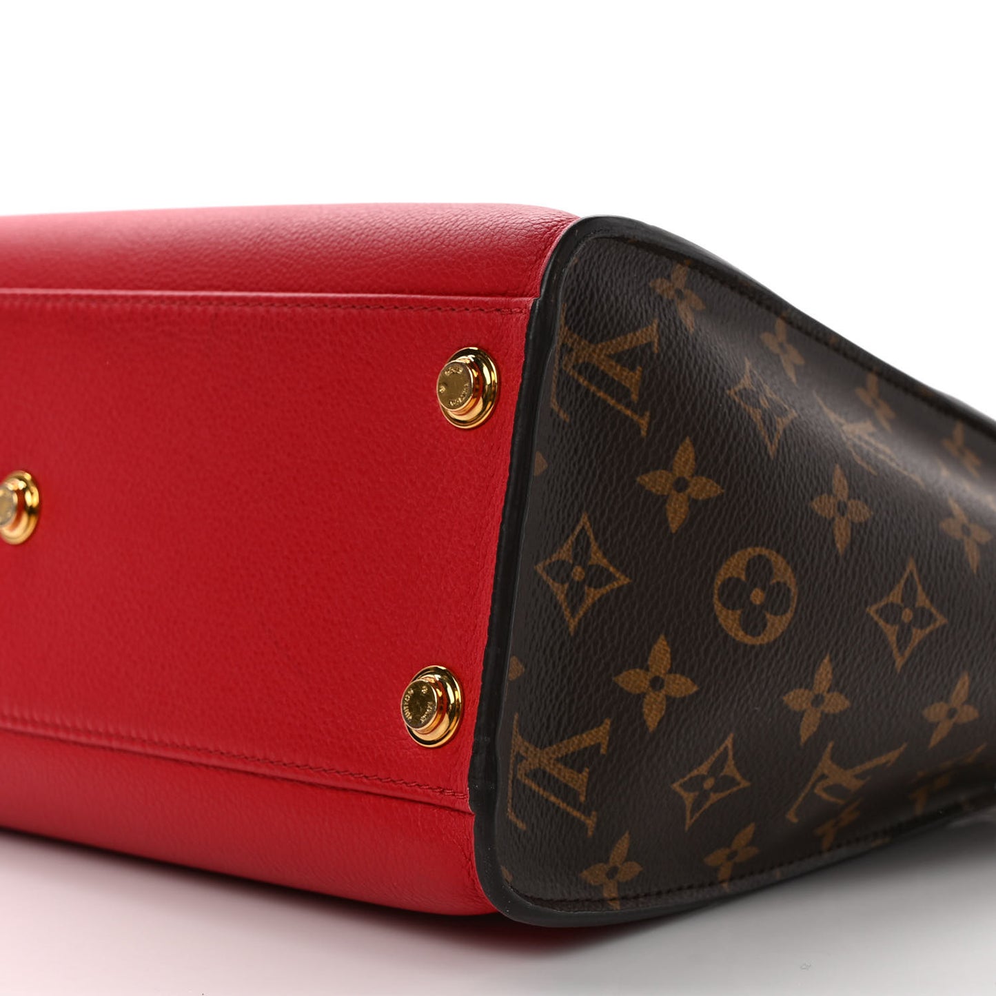 Calfskin Monogram On My Side Pirate Red