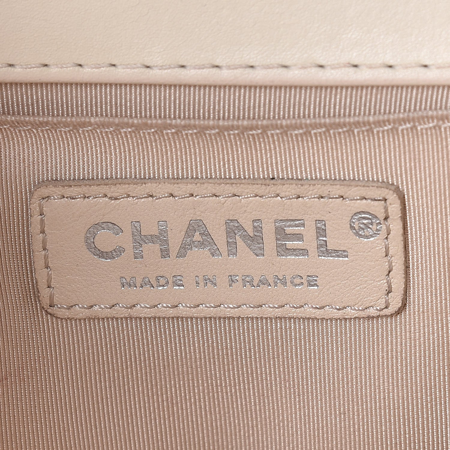 Chanel Calfskin Chevron Quilted Medium Braided Boy Flap White 8 of 9