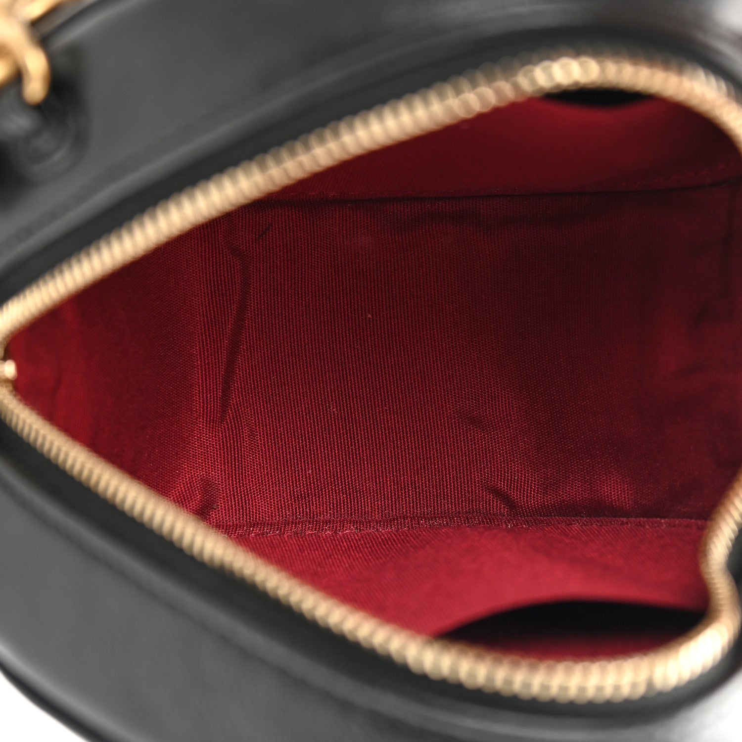 Chanel Lambskin Quilted Chanel 19 Round Clutch With Chain Black 5 of 13