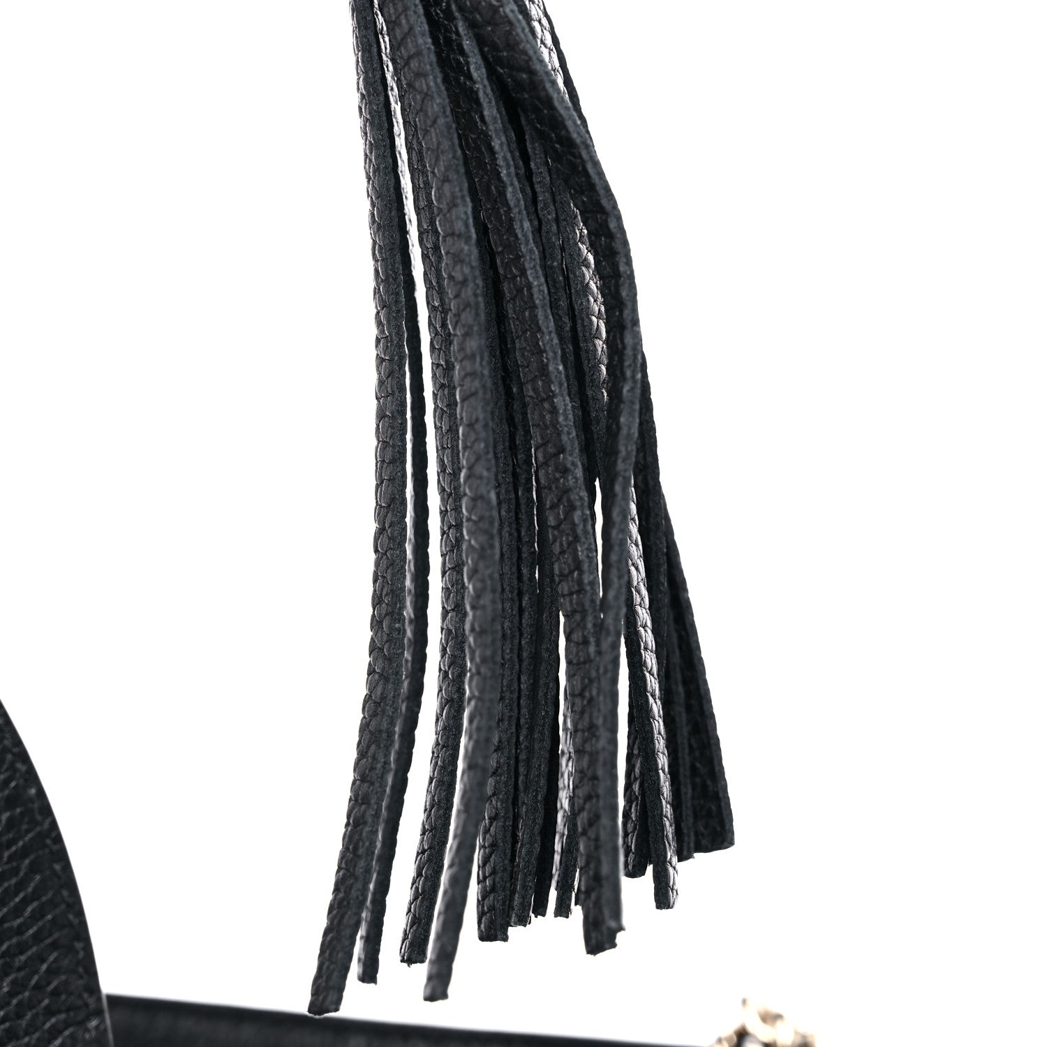 Gucci Pebbled Calfskin Medium Soho Chain Shoulder Bag Black 10 of 10