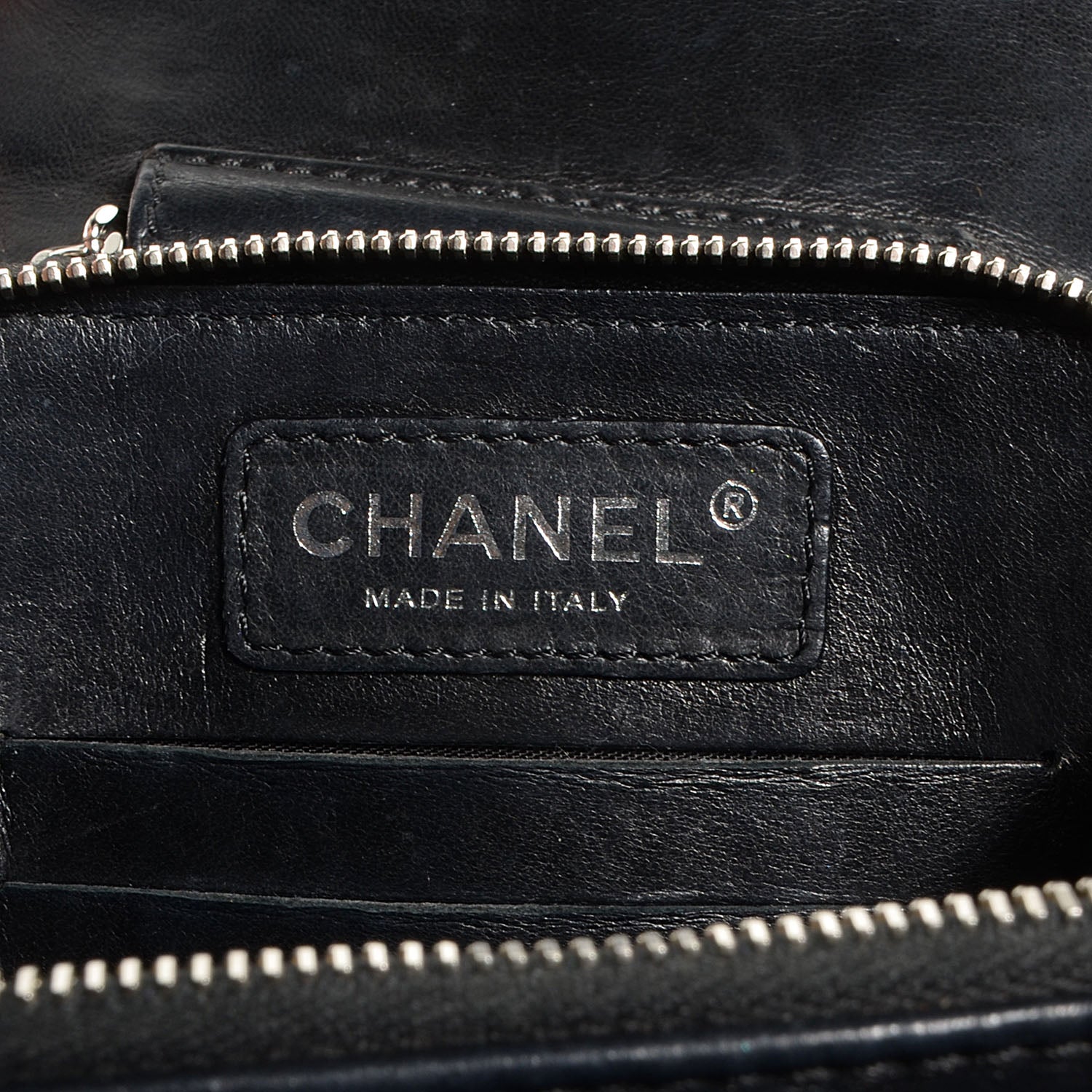 Chanel Lambskin Quilted Mini Crossbody Flap Black 7 of 9