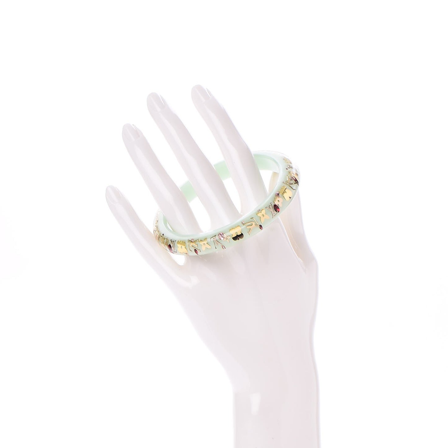Resin Swarovski PM Inclusion Bracelet M Peppermint