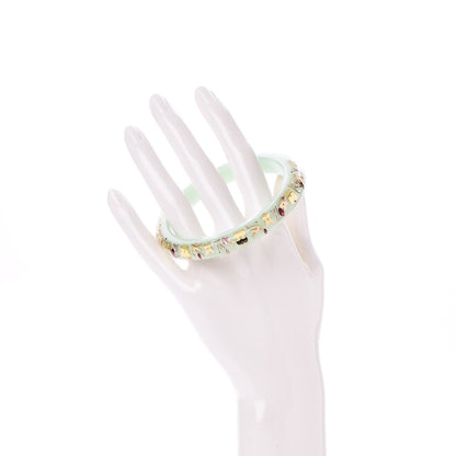 Louis Vuitton Resin Swarovski PM Inclusion Bracelet M Peppermint 2 of 3