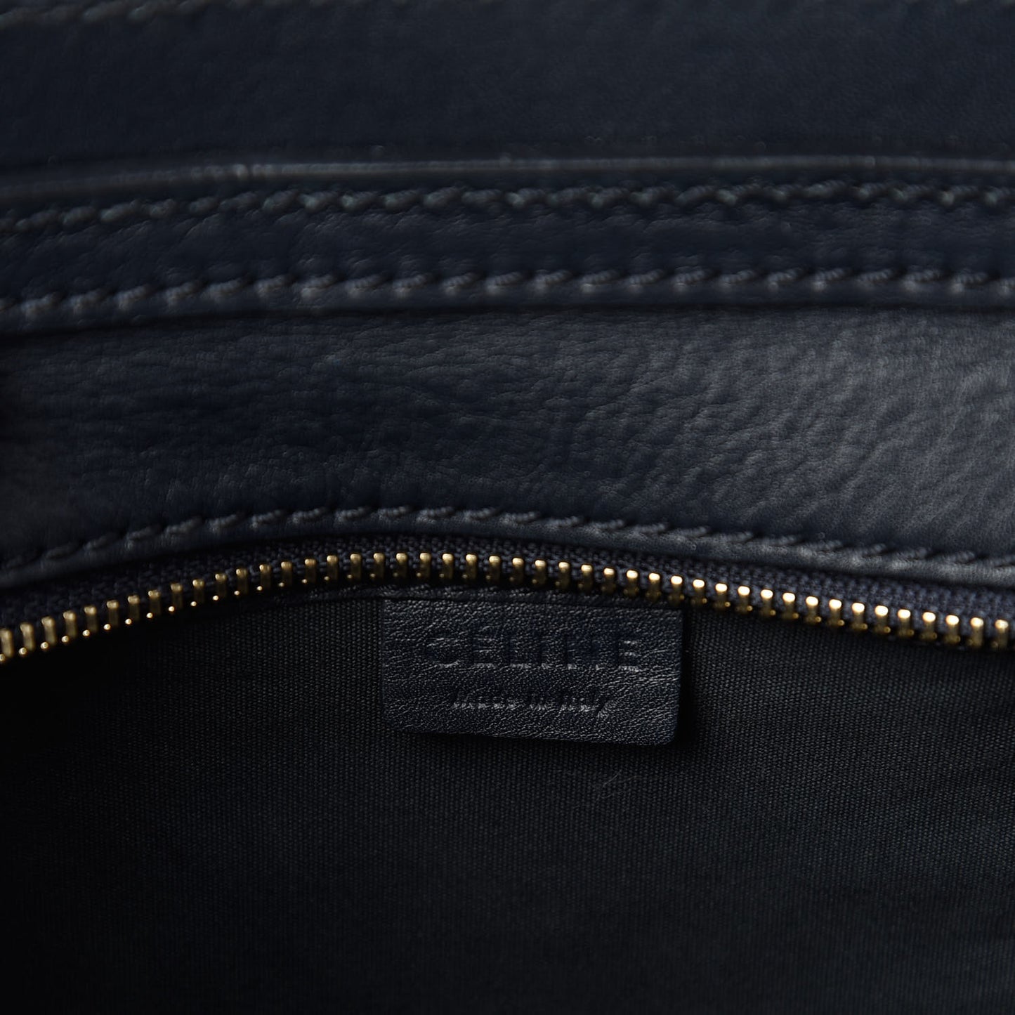 Smooth Calfskin Nano Luggage Black