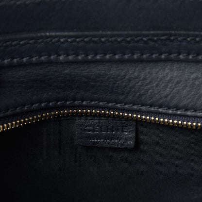 Celine Smooth Calfskin Nano Luggage Black 8 of 10