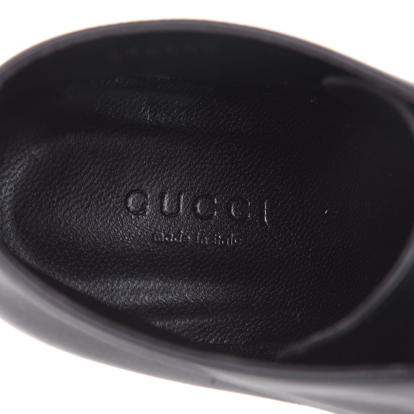 Calfskin Combat Platform Ankle Boots 38.5 Black